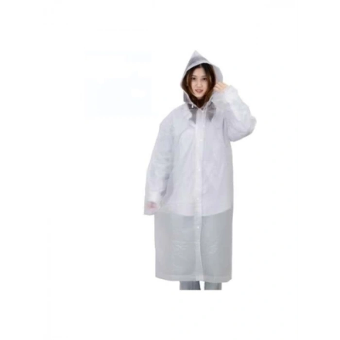 3E Grup - Lightweight 135x70cm Şeffaf Yağmurluk Kullan-at Yt-320