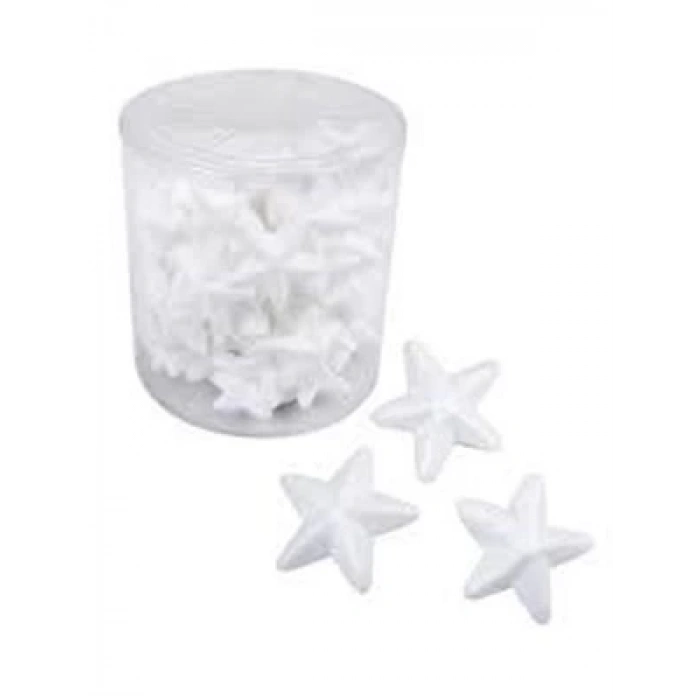 3E Grup - Lino 8 Cm Strafor (köpük) Yıldız Modeli 6lı Paket Rbz-3036