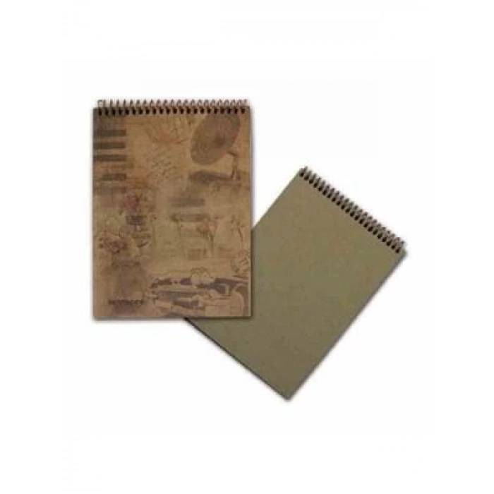 3E Grup - Lizy A6 Kraft Spir.bloknot Spkfa6