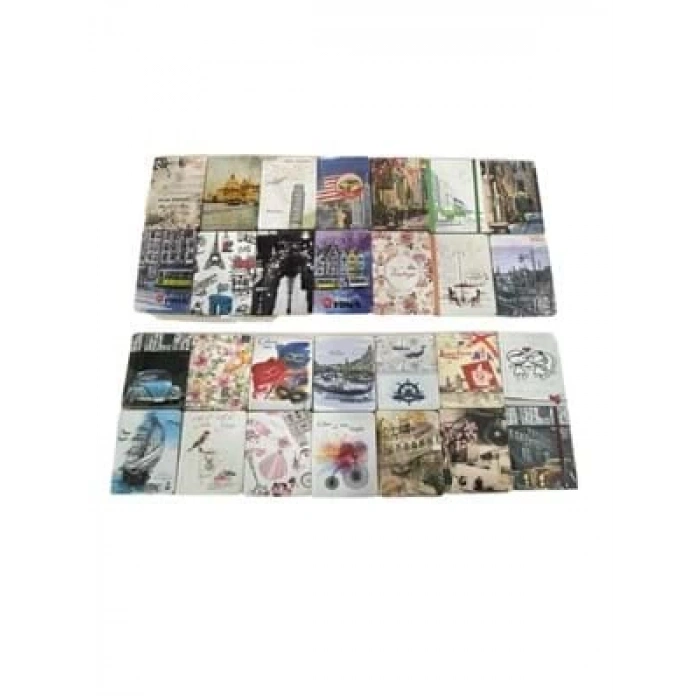 3E Grup - Lizy Collection 9x13 Emprime Baskı Kapak Çizgili-kareli 96 Yp Emp123k-emp123ç