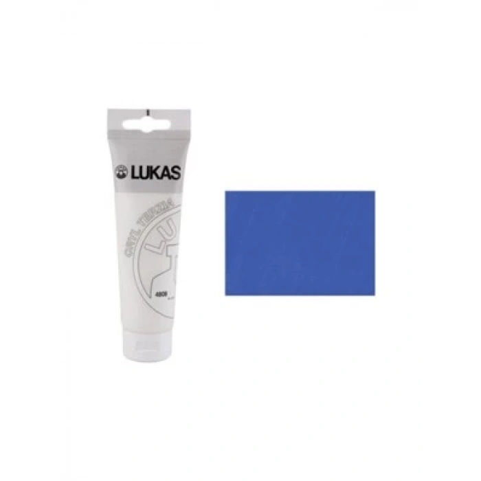 3E Grup - Lukas 125 Ml Akrilik Boya Cryl Terzia Ultramarin Mavi 4937