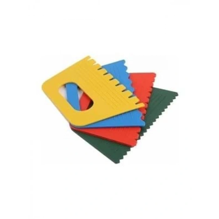 3E Grup - Lutart Çeki Tarağı 4 Parça Plastik Lsr-5427