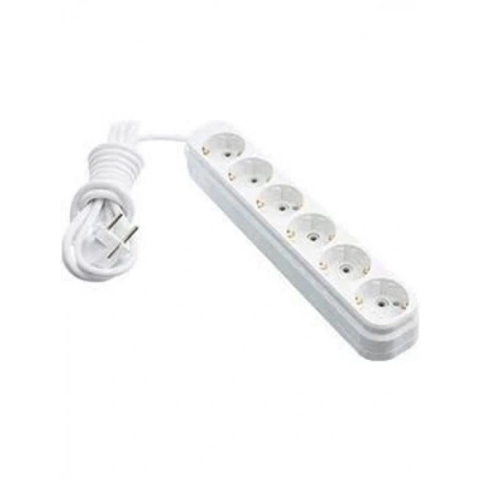 3E Grup - Makel Mgp384 5mt 6lı Eko Standart Grup Priz