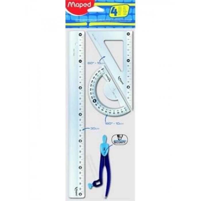 3E Grup - Maped Geometri Seti 4 Parça 899218