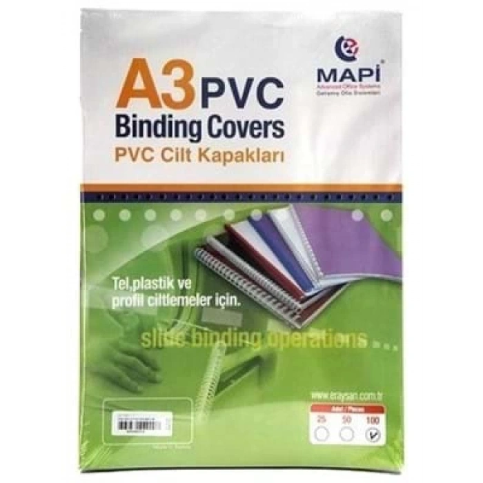 3E Grup - Mapi A3 450 Mic.cilt Kapağı Lacivert 204 25 22