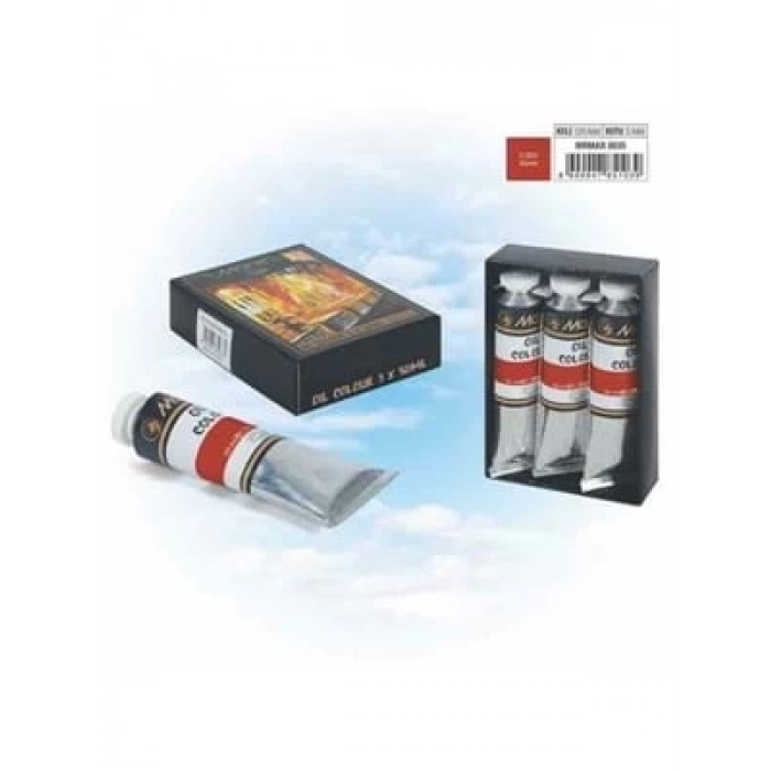3E Grup - Maries 50 Ml Yağlı Boya Scarlet 302