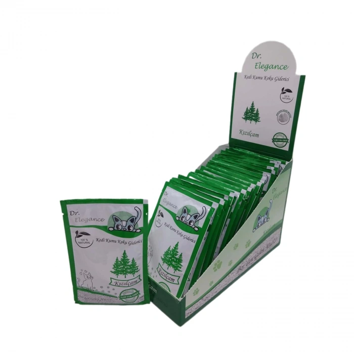 3E Grup - Markapet Kedi Kumu Koku Giderici Kızılçam Kokulu 25 gr ( 14 gün Etkili Bor )