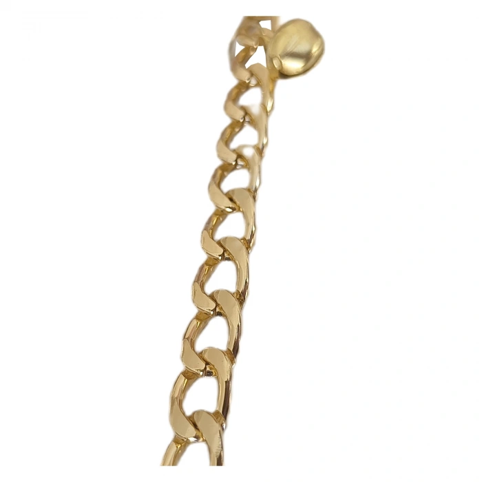 3E Grup - Markapet Kedi Ve Köpek Lüx Zincir Kolye 25-30 cm Medium Gold