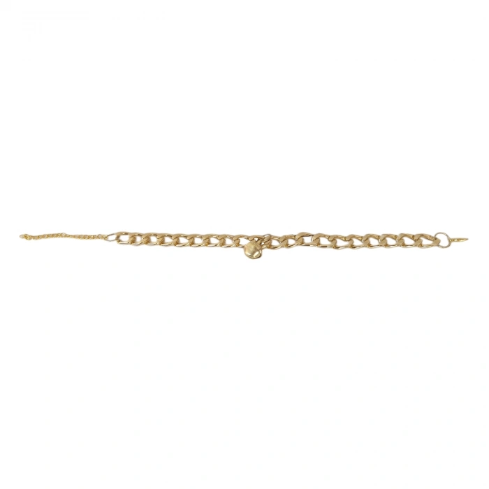 3E Grup - Markapet Kedi Ve Köpek Lüx Zincir Kolye 25-30 cm Medium Gold