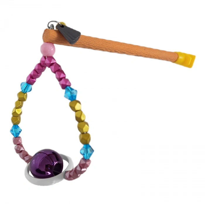 3E Grup - Markapet Tünekli Döner Toplu Kuş Oyuncağı 10 cm-16 cm Sarı