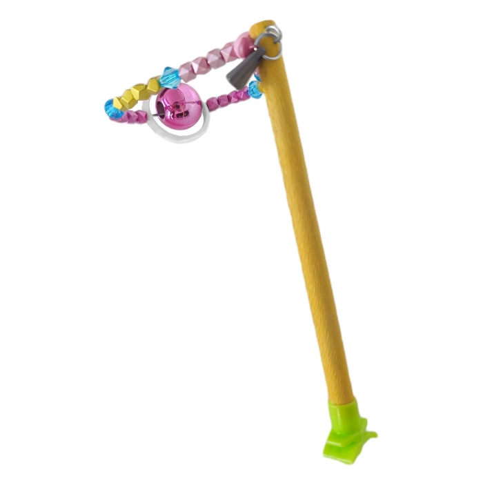 3E Grup - Markapet Tünekli Döner Toplu Kuş Oyuncağı 10 cm-16 cm Sarı