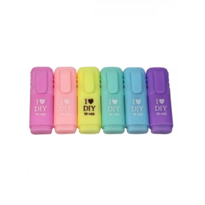 3E Grup - Marla Jane Eyre Tf-103 Fosforlu Kalem 6lı