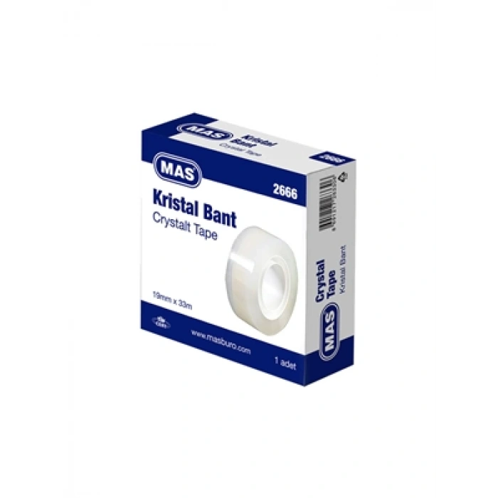 3E Grup - Mas 19mm X 33mt Kristal Bant 2666