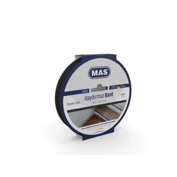 3E Grup - Mas 25 Mmx15 M Kaydırmaz Bant Siyah 2655