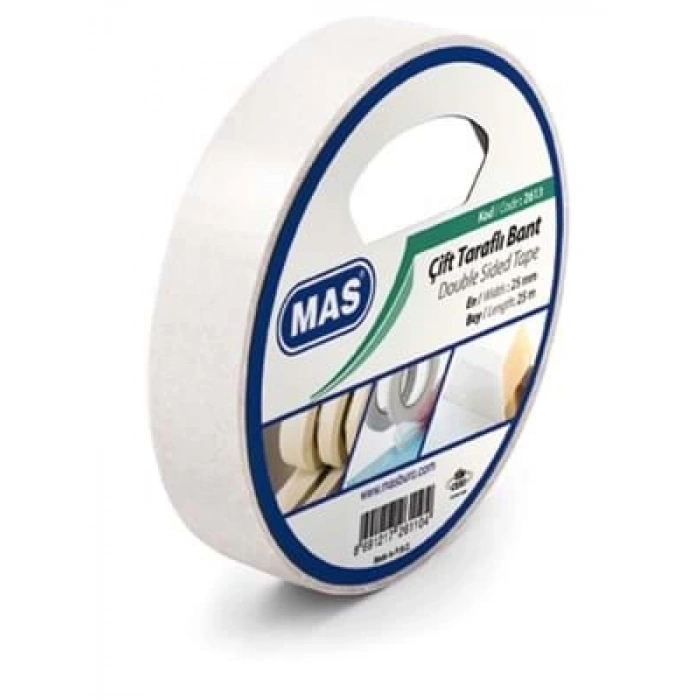3E Grup - Mas 25x25mt Çift Taraflı Bant 2613