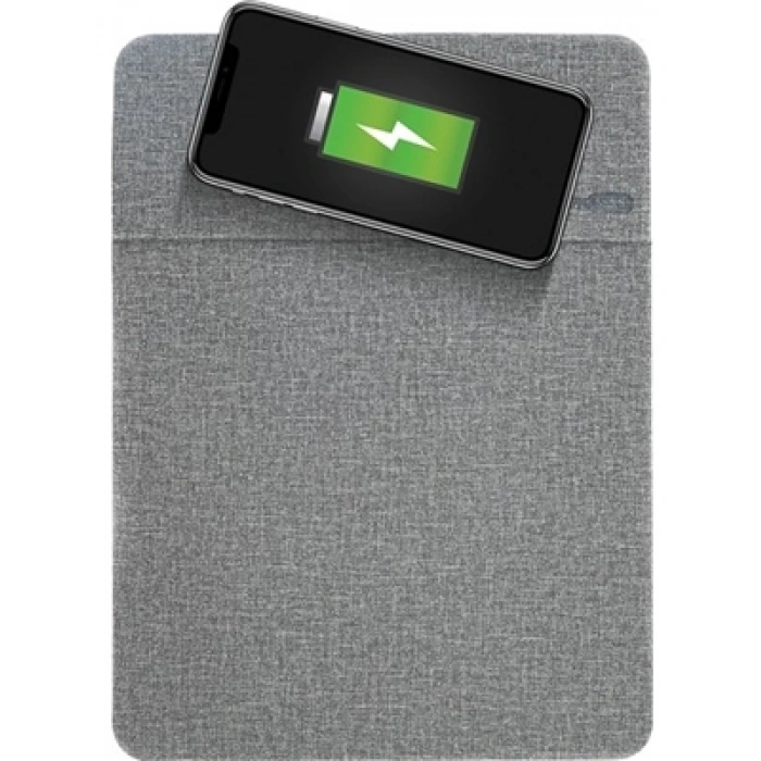 3E Grup - Mas Cep Telefonu Kablosuz Şarjlı Mousepad Gri 6614