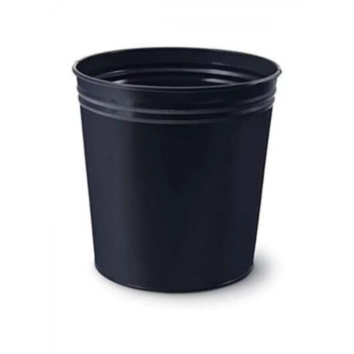 3E Grup - Mas Çöp Kovası Metal Eko Siyah 853