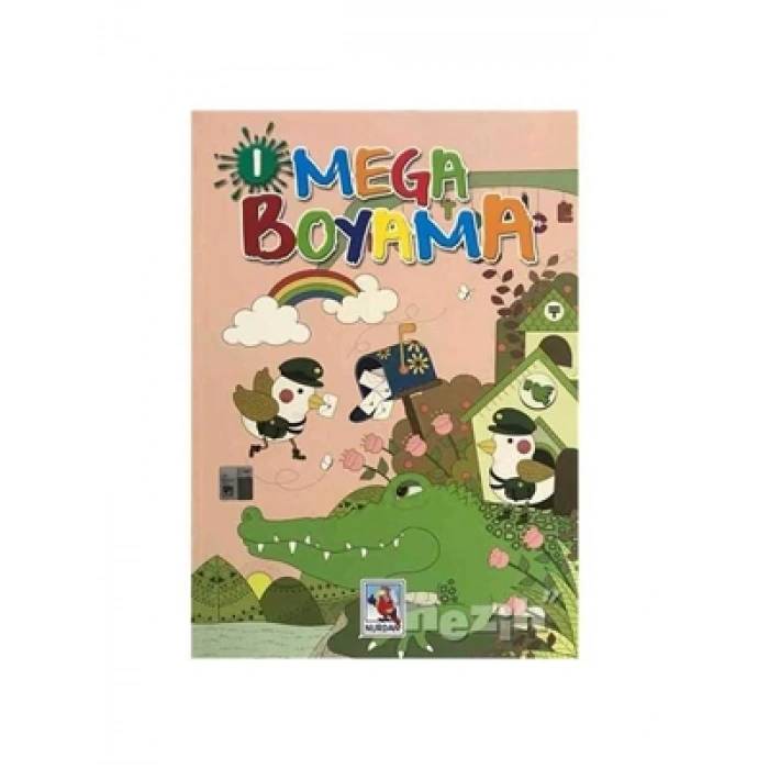 3E Grup - Mega Boyama 1 - Nurdan Yayınları