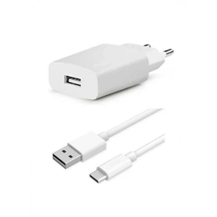 3E Grup - Megatech Cc-03 2.2a Type-c Usb Kablo + Ev Şarj Adaptörü