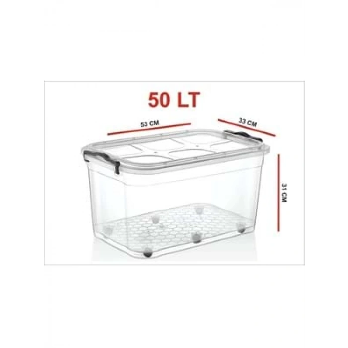 3E Grup - Merdem 50 Lt Saklama Kabı Tekerlekli No:9 Mrd019