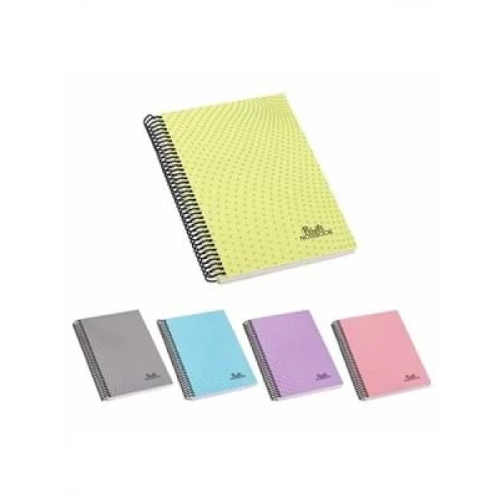 3E Grup - Mikro 17x24 Noktalı(points) 120 Yp. Sert Kapak Defter 1724p