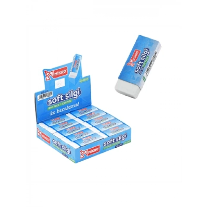 3E Grup - Mikro 2b-30tr Beyaz Soft Silgi