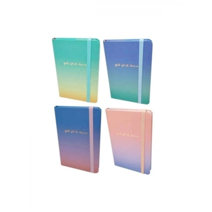 3E Grup - Mikro A6 Sert Kapak Not Defteri Çizgili 80 Yp A6-04