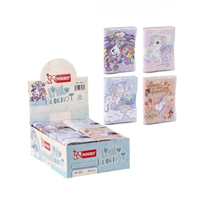 3E Grup - Mikro A7 Cırtlı Not Defteri Unicorns Nt-105