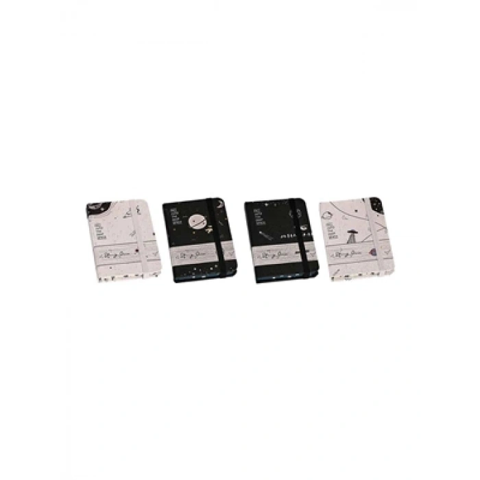 3E Grup - Mikro A7 Sert Kapak Not Defteri Çizgili 80 Yp A7-03