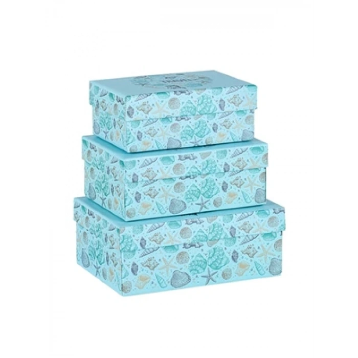 3E Grup - Mikro Sea Life Dikdörtgen Hediye Kutusu No:2 Mbx-4231