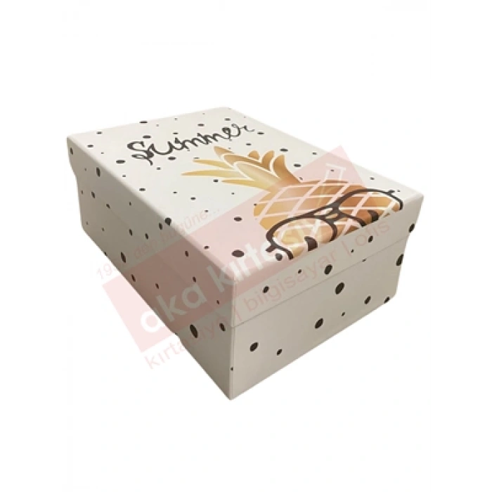 3E Grup - Mikro Summer Dikdörtgen Hediye Kutusu No:3 Mbx-4181