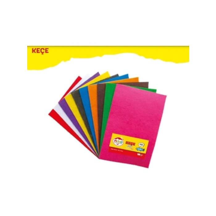 3E Grup - Mileo 20x30 Cm Keçe 10 Renk 1765