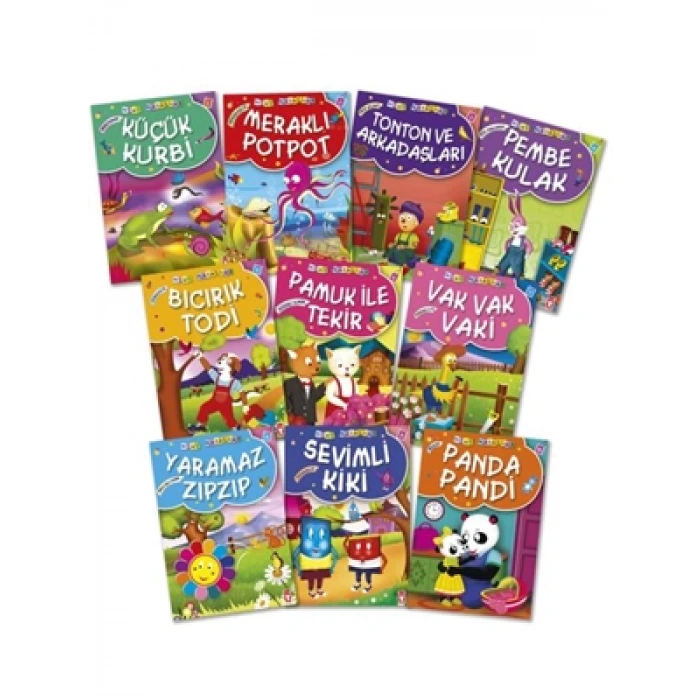 3E Grup - Mini Masallar 1 - 10 Kitap - Timaş Yayınları