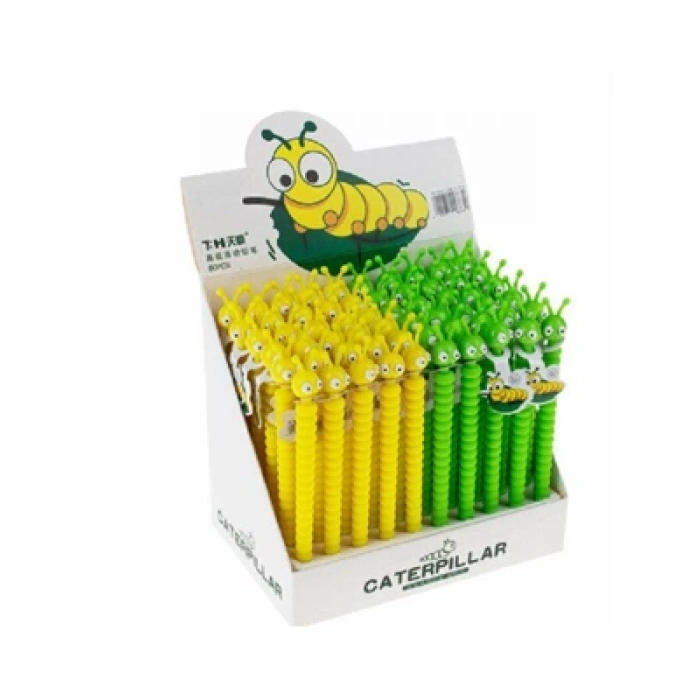 3E Grup - Misyon 0.7 Versatil Kalem Tırtıl Figürlü Mp-9863