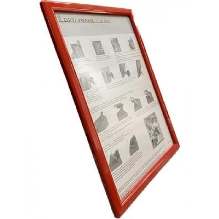 3E Grup - Monkey A4 Rondo Çerçeve 14 Mm Kırmızı