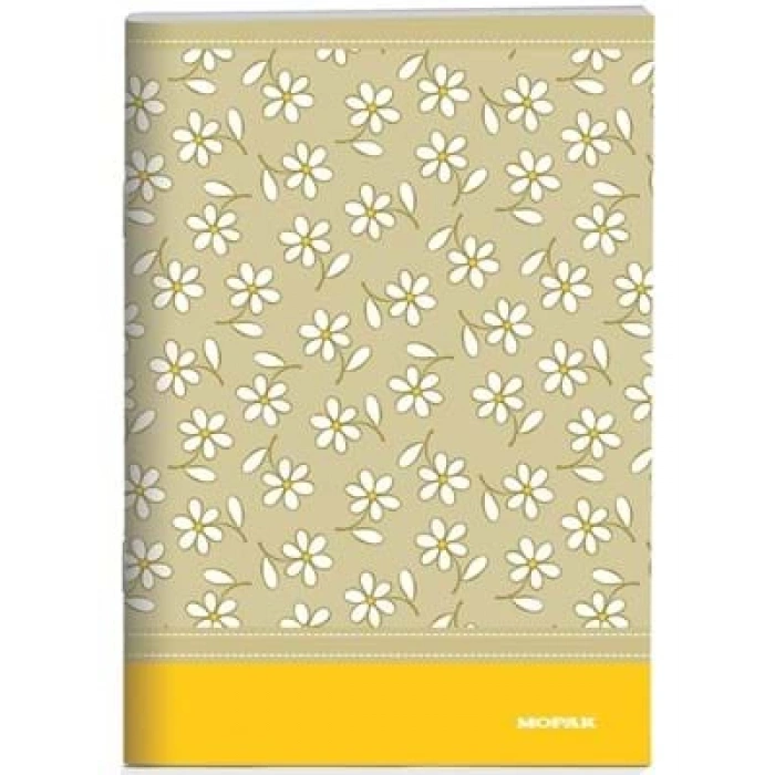 3E Grup - Mopak A4 Pp Desenli Dikişli Kapak Defter Kareli 100 Yp 40060020168