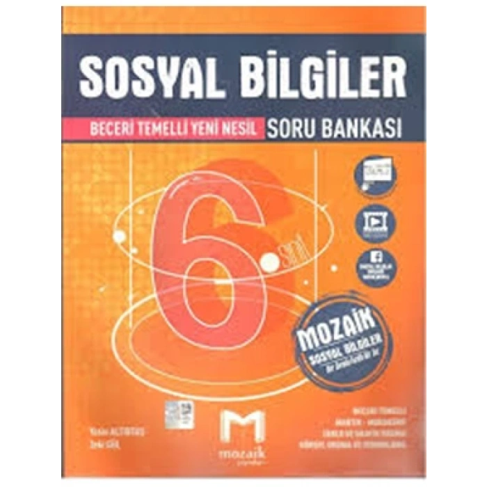 3E Grup - Mozaik Yay.- 6.sınıf Sosyal Bilgiler Soru Bankası 2425