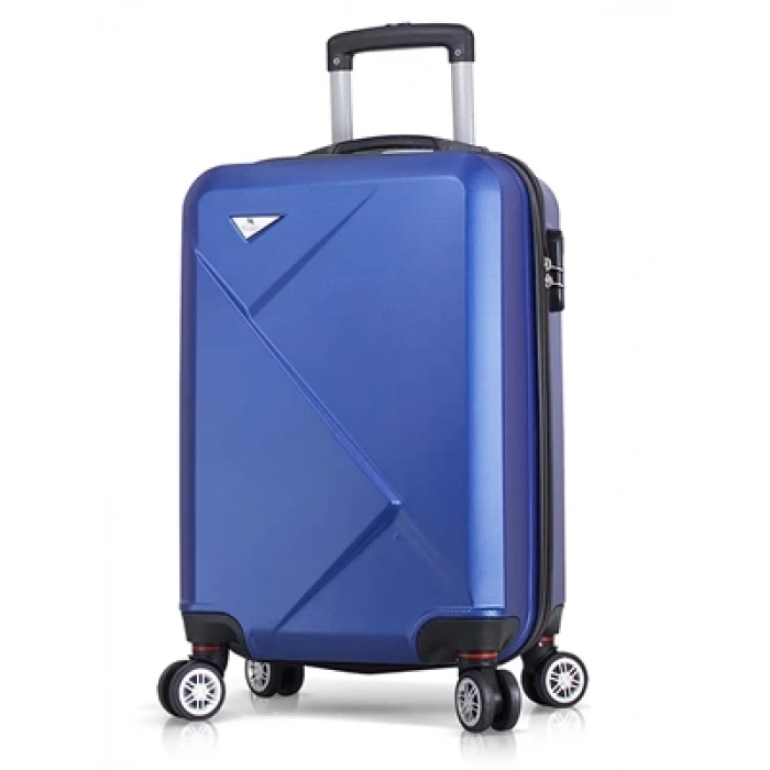 3E Grup - My Valice Abs Valiz Diamond Mavi Küçük Boy