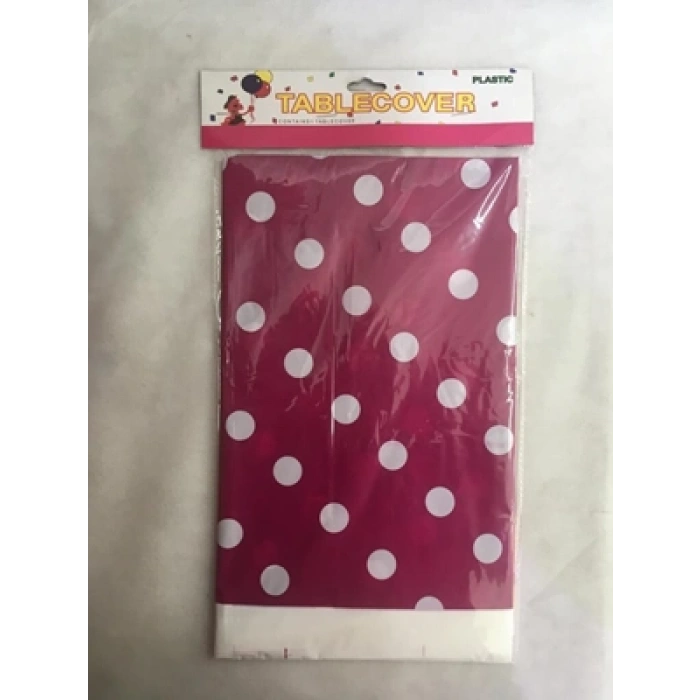 3E Grup - Nedi 108x180 Cm Masa Örtüsü Puantiyeli Mor Tmo-6515