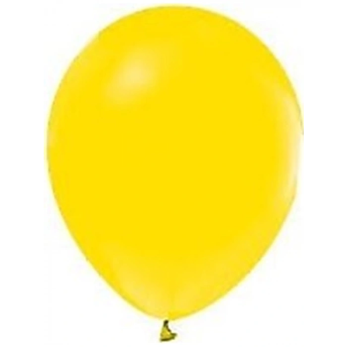 3E Grup - Nedi 11 Düz Renk Balon Sarı 100lü