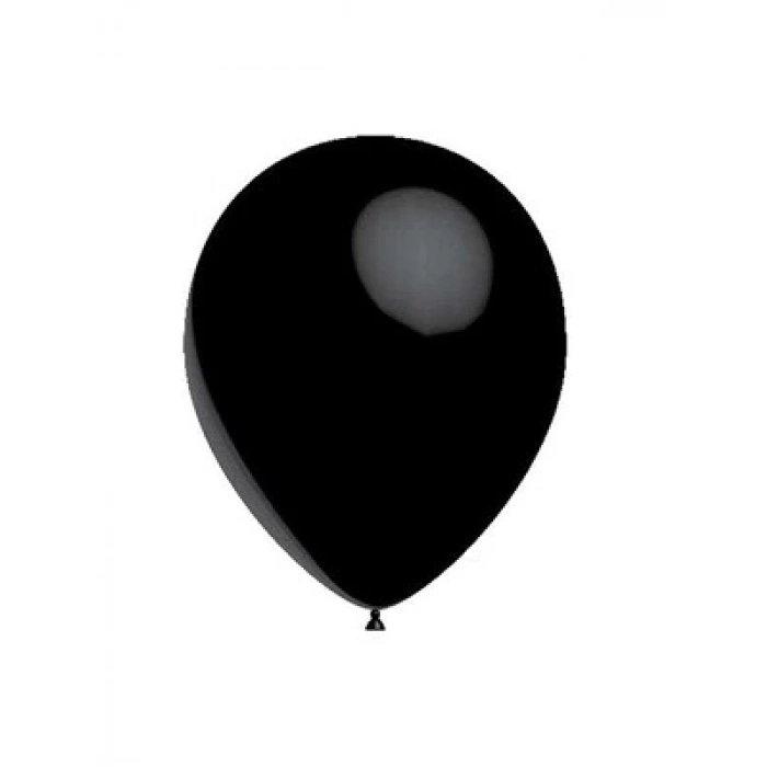 3E Grup - Nedi 12 Pastel Balon Siyah 25li 6815