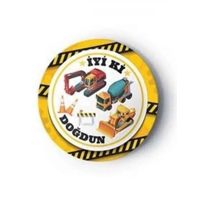 3E Grup - Nedi 22 Cm Karton Tabak 8 Li İnşaat 52396