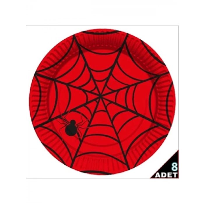 3E Grup - Nedi 22 Cm Karton Tabak 8 Li Örümcek 96235