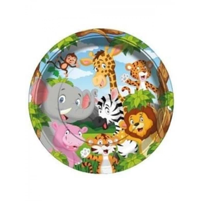 3E Grup - Nedi 23 Cm Karton Tabak 8 Li Safari 53870