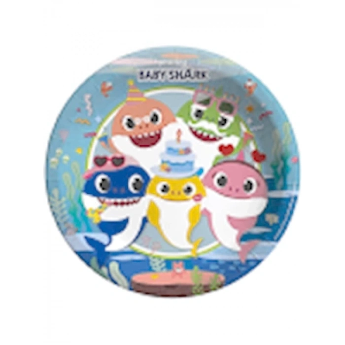 3E Grup - Nedi 23 Cm Karton Tabak Lisanslı 8 Li Baby Sahark 55641