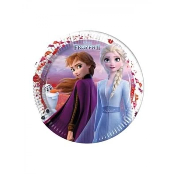 3E Grup - Nedi 23 Cm Karton Tabak Lisanslı 8 Li Frozen 2 91125