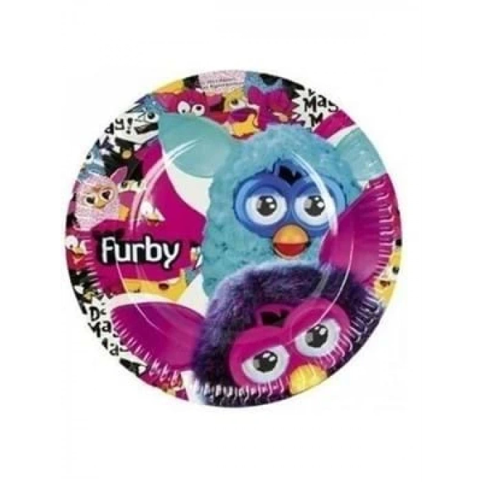 3E Grup - Nedi 23 Cm Karton Tabak Lisanslı 8 Li Furby 552456