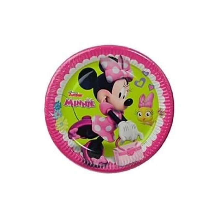 3E Grup - Nedi 23 Cm Karton Tabak Lisanslı 8 Li Minnie Happy Helpers 87860