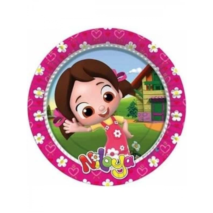 3E Grup - Nedi 23 Cm Karton Tabak Lisanslı 8 Li Niloya 53843