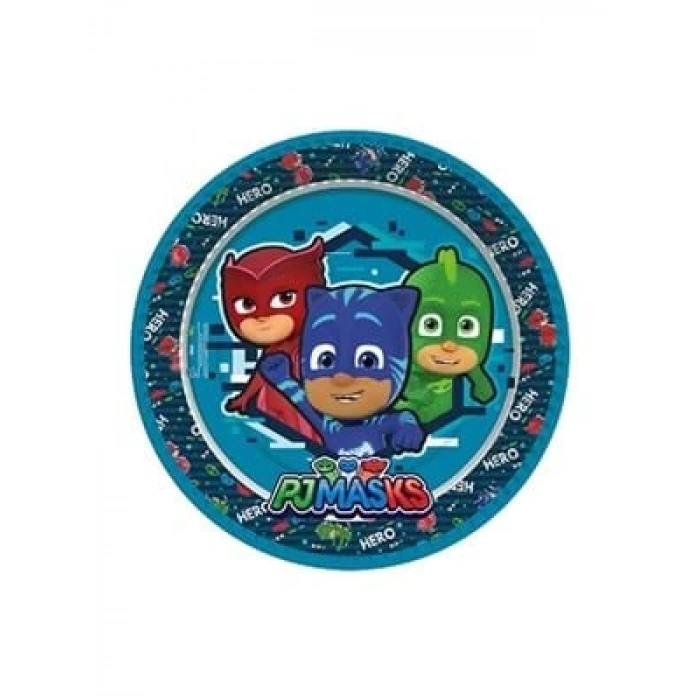 3E Grup - Nedi 23 Cm Karton Tabak Lisanslı 8 Li Pj Masks 33882